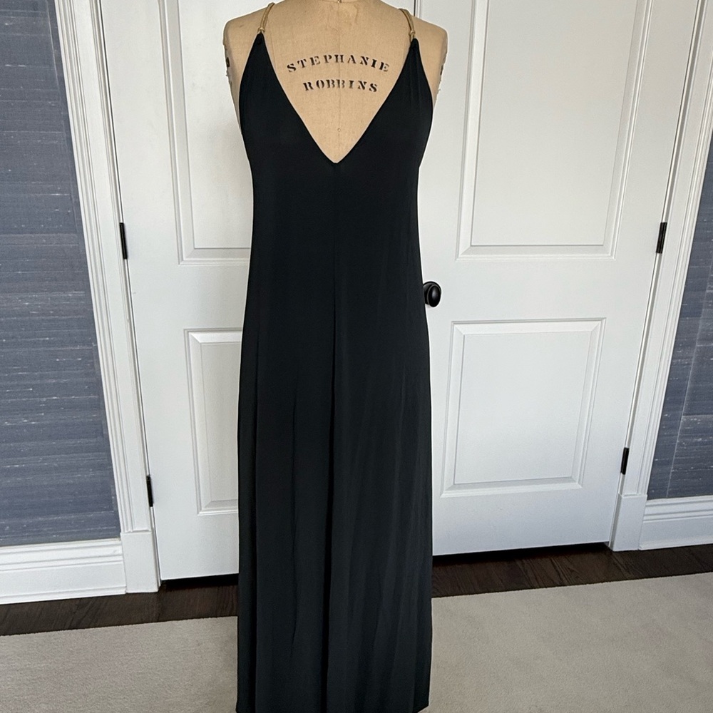 ERES Black Dress Gown or Swim Coverup L XL